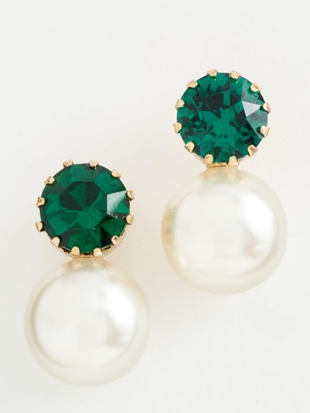JENNIFER BEHR Emerald Ines Earrings